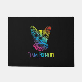 Paillasson couleur arc-en-ciel cadeau taureau français