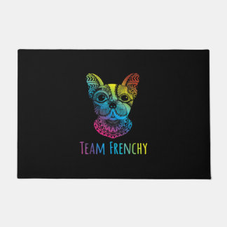 Paillasson couleur arc-en-ciel cadeau taureau français