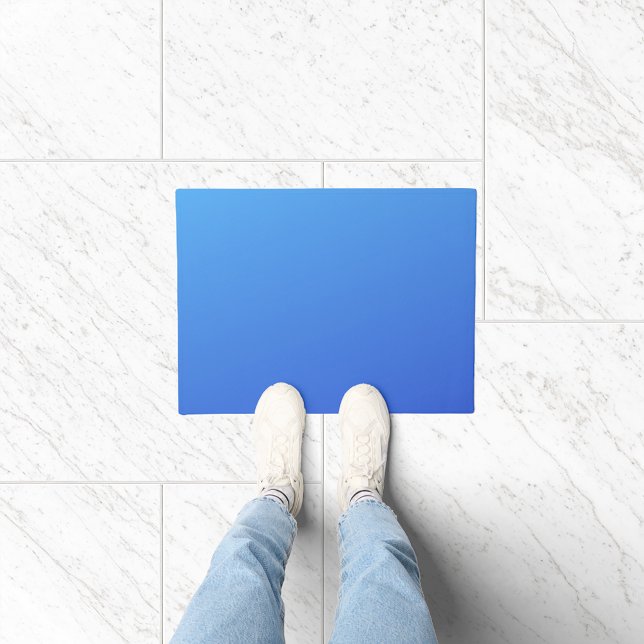 Paillasson Couleur bleue (Créateur téléchargé)