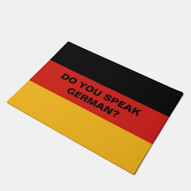 Paillasson COULEURS DE DRAPEAU ALLEMANDE + vos idées (Incliné)