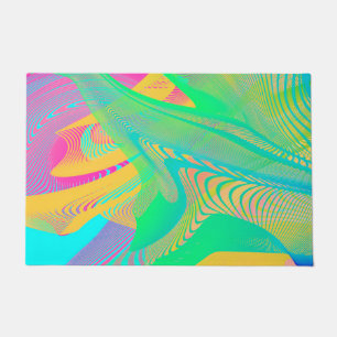 Paillasson COULEURS FLUO - Art Fractal -