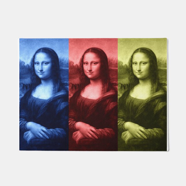Paillasson Couleurs primaires de Mona Lisa (Devant)