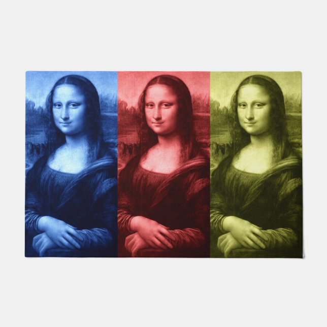 Paillasson Couleurs primaires Mona Lisa (Devant)