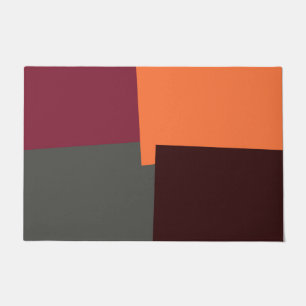 Paillasson Couleurs Rétro Modernes Géométrique #36