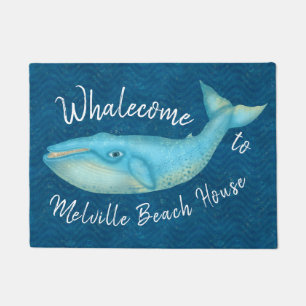 Paillasson Coutume nautique de Whalecome   de baleine bleue