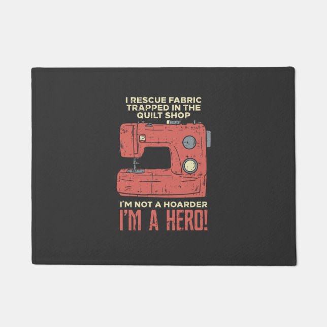 Paillasson Couture - J'Secourt le tissu (Devant)