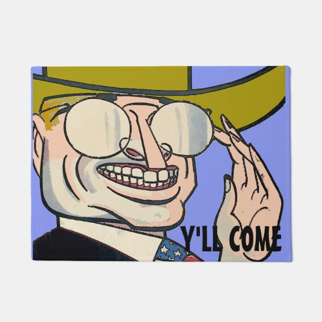 Paillasson Cowboy Personnalisez Le Mat Du Sol (Devant)