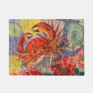 Paillasson Crabe Plage Nautique Art de la mer