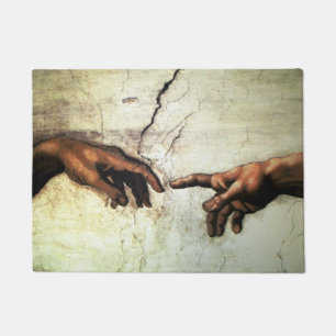 Paillasson Création d'Adam - mains Michaël Angelo 1475 - 15