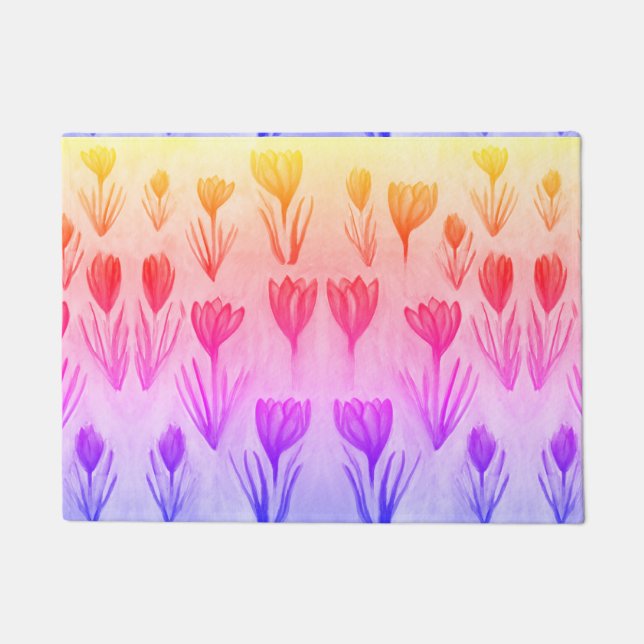Paillasson Crocus Motif Door (Devant)