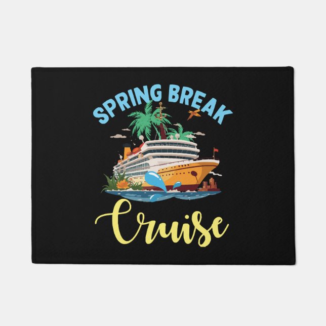 Paillasson Croisière de vacances de printemps (Devant)