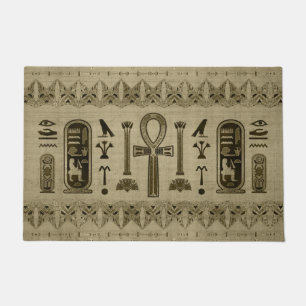 Paillasson Croix égyptienne - ornement d'Ankh