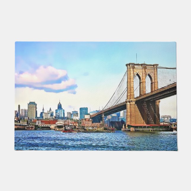 Paillasson Culée new-yorkaise du pont de Brooklyn (Devant)