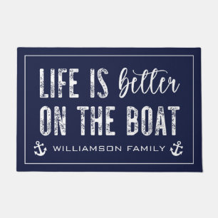 Paillasson Custom Life est meilleur sur le bateau   Boat Life