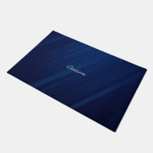 Custom Luxury Navy Blue Abstrait