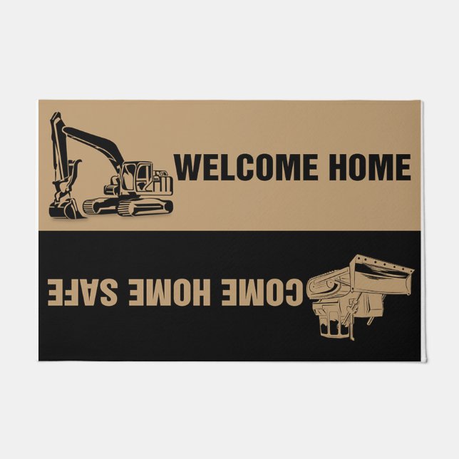 Paillasson Custom Welcome Home Rug - Gift For Him (Devant)