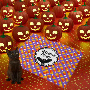 Paillasson Customisé Crazy Candy Corn Bat noir