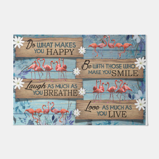 Paillasson Cute Animals Doormate, Summertime Flamingo