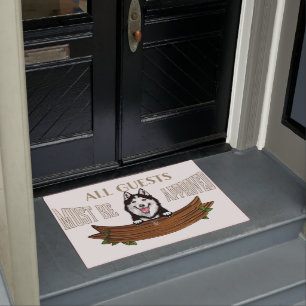 Paillasson Cute Husky Quotes Rug