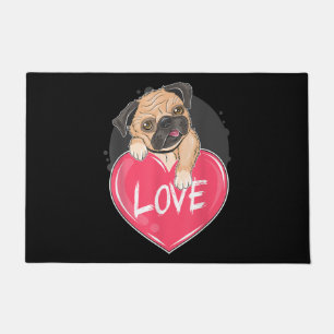 Paillasson Cute I Steal Hearts Carlin   Cadeau de la Saint-Va