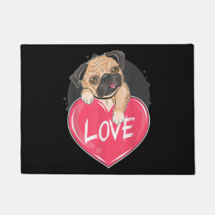 Paillasson Cute I Steal Hearts Carlin Cadeau de la Saint-Va