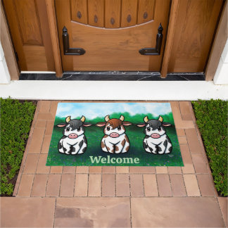 Paillasson Cute KiniArt ™️ Porte Vache