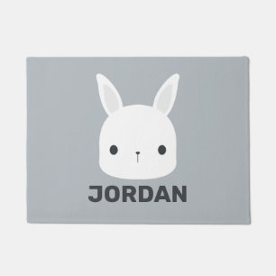 Paillasson Cute Little Bunny Rabbit with Personalized
