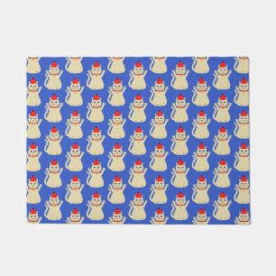Paillasson Cute Noël Chat Motif