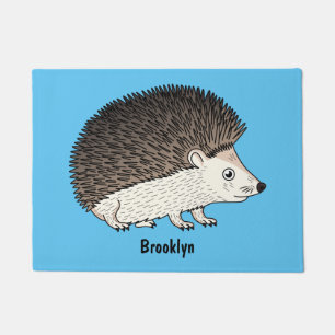 Paillasson Cute prickly hedgehog cartoon