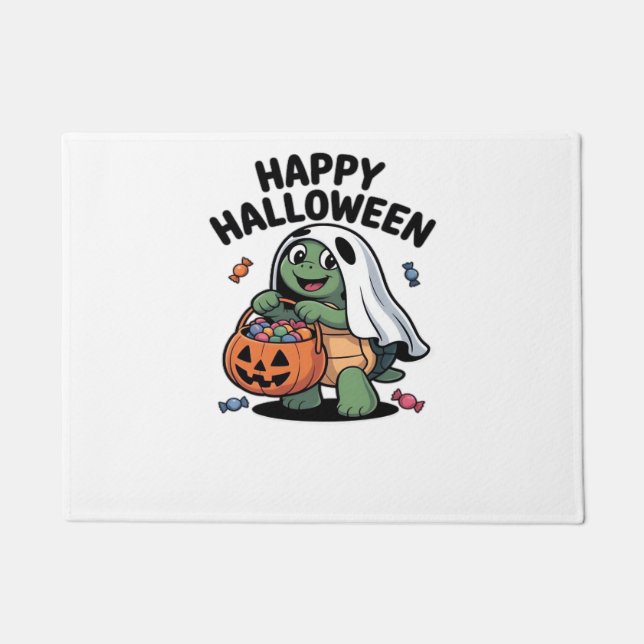 Paillasson Cute Turtle Ghost Costume � Adorable Halloween Tri (Devant)