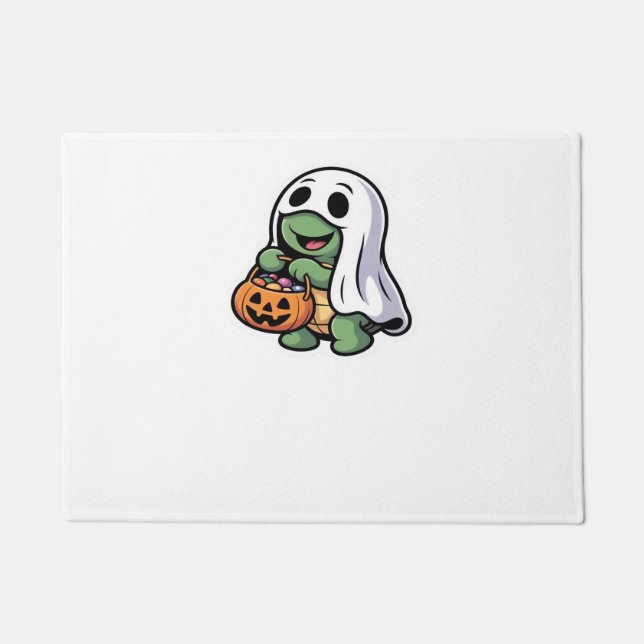 Paillasson Cute Turtle Ghost Costume � Adorable Halloween Tri (Devant)