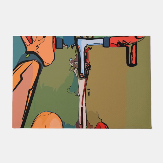 Paillasson Cycliste (Devant)