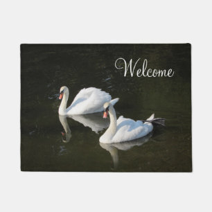 Paillasson Cygnes sur le lac Bienvenue