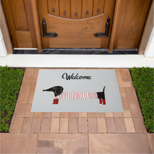 Paillasson Dachshund fantaisiste