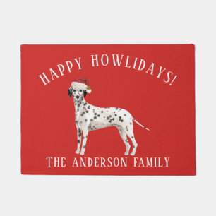 Paillasson Dalmatien Joyeux Howlidays Noël