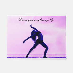 Paillasson Dansez votre chemin à travers la vie Porte Mat