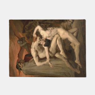 Paillasson Dante et Virgile en enfer (par Bouguereau)