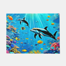 Dauphins et récif : Joie sous-marine