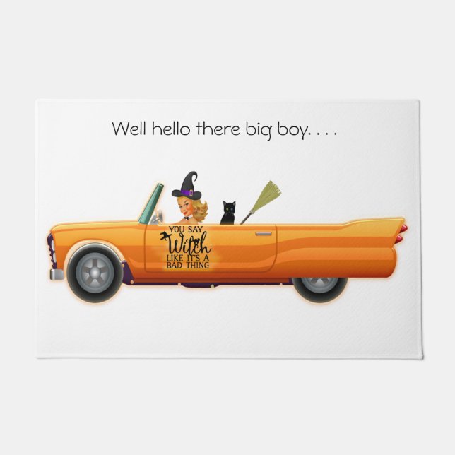 Paillasson de porte pour fille unique (Devant)