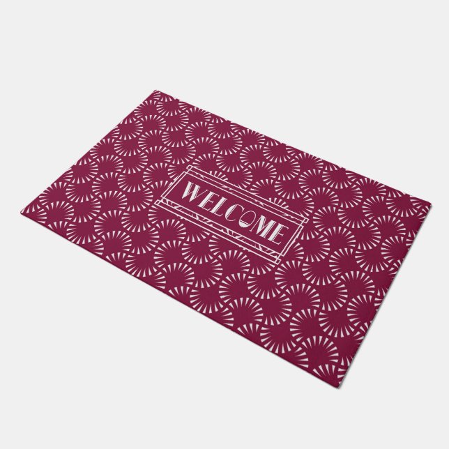 Paillasson Déco Couleur Vin (Incliné)