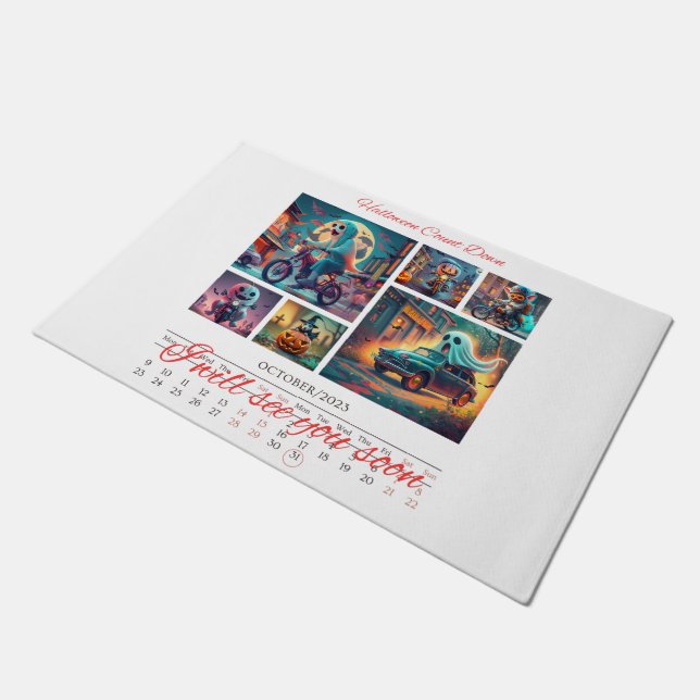 Paillasson Décompte Halloween (Incliné)