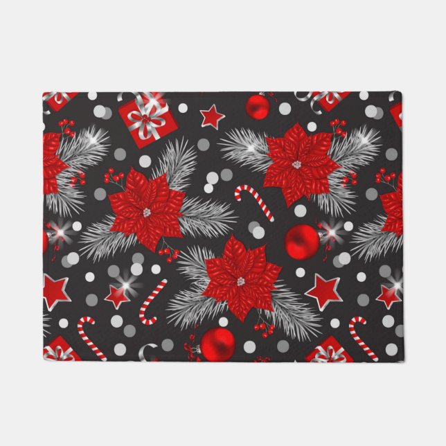 Paillasson Décor de Noël Design motif (Devant)