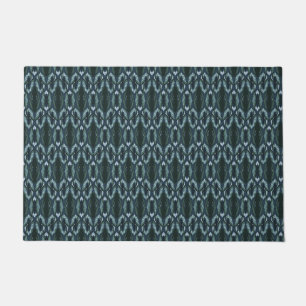 Paillasson Décor géométrique oriental bleu