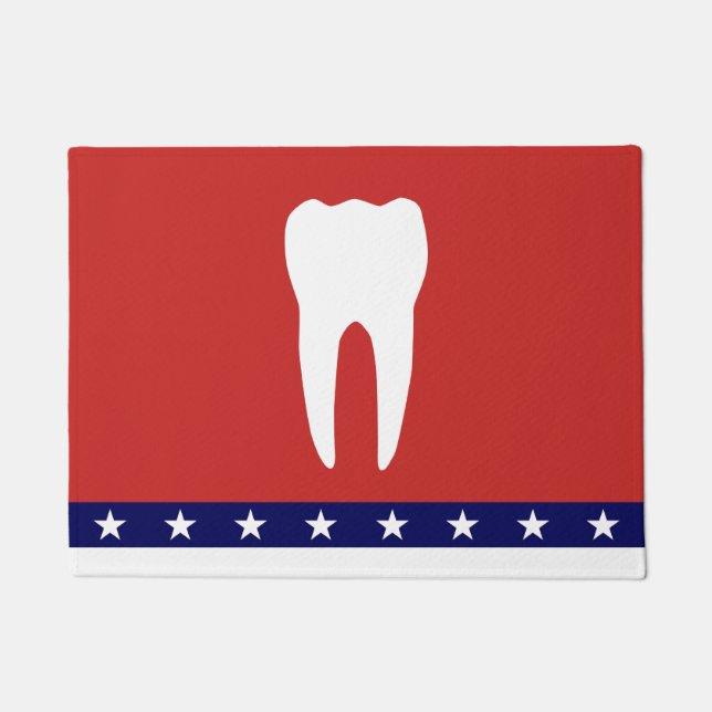 Paillasson Dentistère étoile porte rayée (Devant)