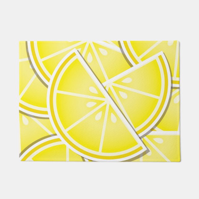 Paillasson Des coins de citron funky ! (Devant)