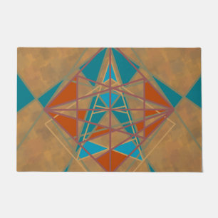 Paillasson Désert du Sud-Ouest Indien Star Man Design Art