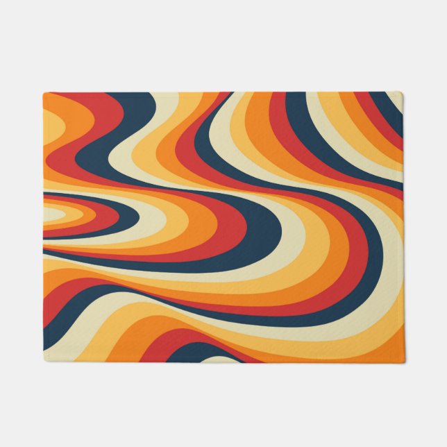 Paillasson Design abstrait et coloré (Devant)