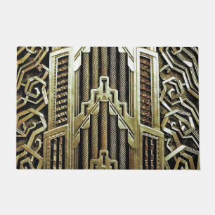 Paillasson Design Art nouveau métallique, vintage, élégant