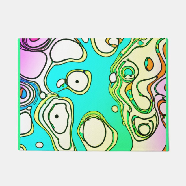 Paillasson Design d'art Motif moderne (Devant)