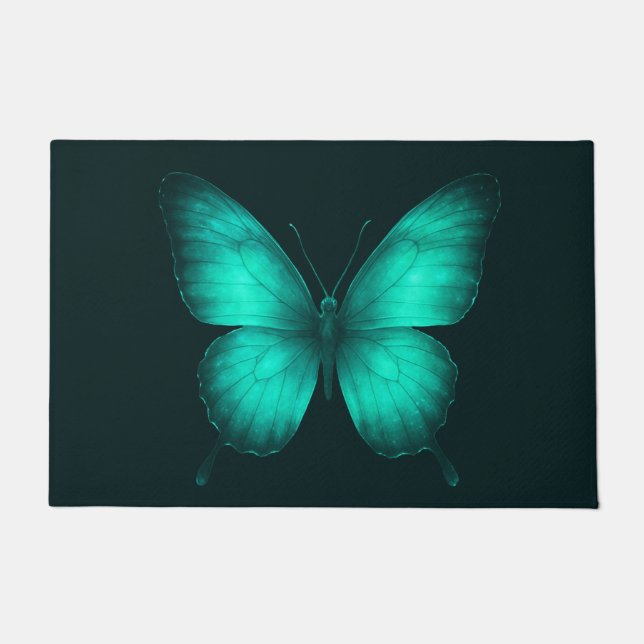 Paillasson DESIGN DE Tapete BORBOLETA VERDES (Devant)